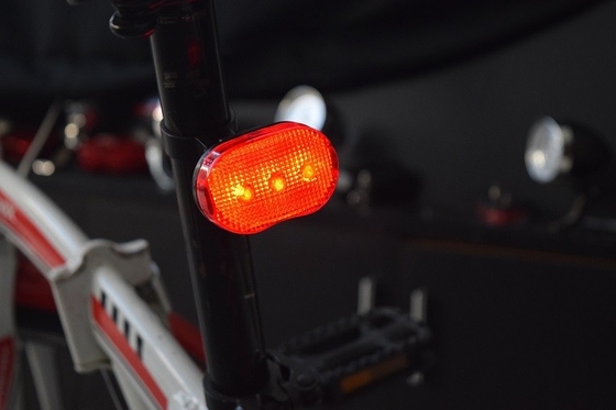 3pc Cycle Smart Tail Light 20mm To 30mm Battery Powered