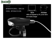 China 5W 400 Lumen Stvzo Bike Light , USB Rechargeable Mountain Bike Lights factory