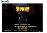 China Aluminum Stvzo Bike Light With 1200mah Battery And Smart Shake Sensor company