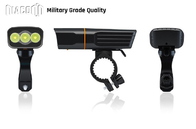 China Durable Led USB Rechargeable Bike Light Set Aluminum Material 30W CREE Xml company