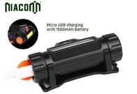 8 Watt Power Waterproof Rechargeable Headlamp Magnet Base 1500mAh Battery
