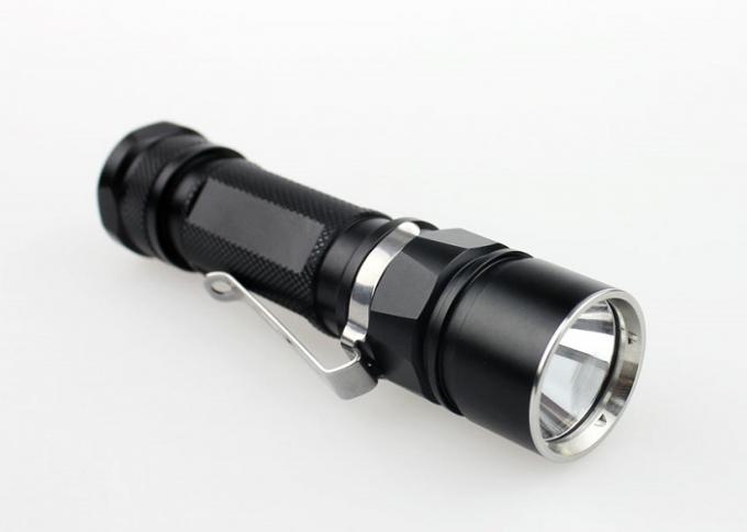 Military Grade Mini USB Rechargeable Flashlight With Aluminum Case