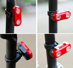 Warnning Light 5pcs Bike Head Lamp 18lm 720mAh Off Road Cycle