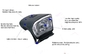 Ultra Brightness 6cm Battery Powered Bicycle Headlight IPX4